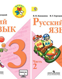 Русский язык 3 класс в 2-х частях.