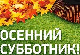 Осенний субботник!.